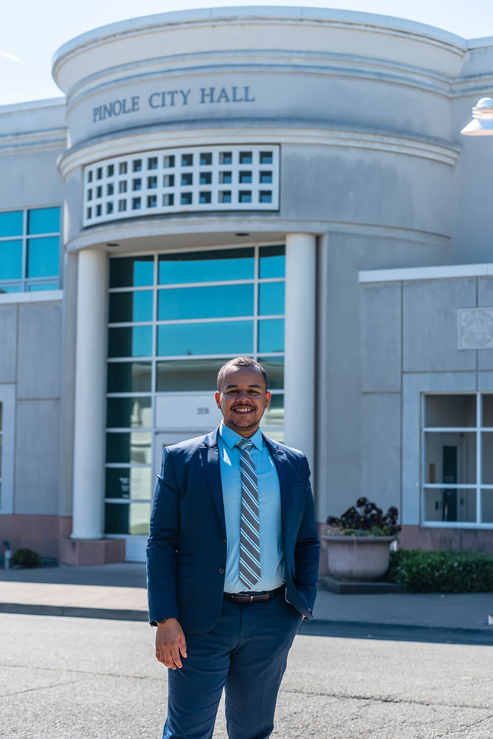 Portrait photo session with Devin Murphy, running for Pinole City Council in Pinole, CA.